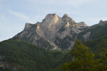 Obraz premium The beautiful and dramatic landscapes of the Valbona Valley in Northern Albania