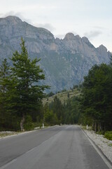 Fototapeta premium The stunning mountain scenery in the Valbona Valley in Albania