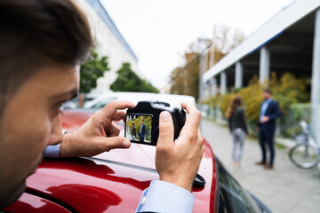 Private Detective Spying. Investigation And Surveillance