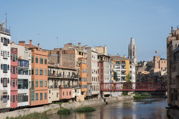 The city of Girona, skyline.