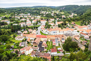 Fototapeta na wymiar The city Vranov nad Dyji Czech Republic