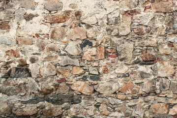 stone wall background closeup texture grey old broken marble material rough