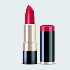 realistic illustration of cosmetics on background