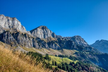 Fototapeta premium Churfristen Berge