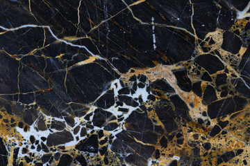 Gold yellow and white patterned natural of Dark gray marble patterned texture background, abstract marble background © ImagineDesign