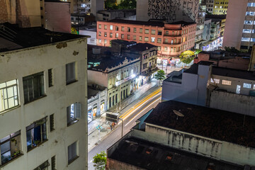 Belo Horizonte street light downtown, Caetés Street