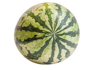 ripe sweet watermelon isolated on white