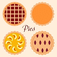 set of pies © Юлия Клабукова