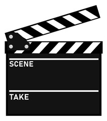 Film directors clapboard