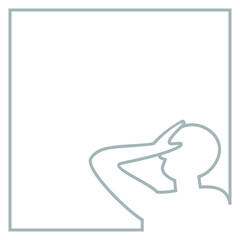 face palm  quote frame template