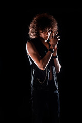 Obraz premium Studio fashion rock portrait