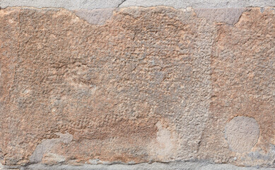 Vintage rough sandstone background. Front view.	