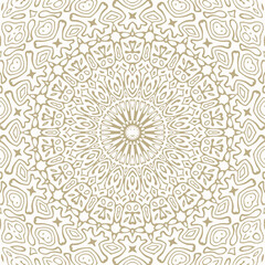 Oriental Seamless Vector Pattern - Repeating ornament for textile, wraping paper, fashion etc.