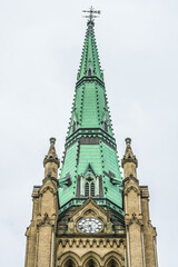 Fototapeta na wymiar Cathedral Church of St. James in Toronto, Ontario, Canada. Cathedral is home of oldest congregation in city, parish was established in 1797. 