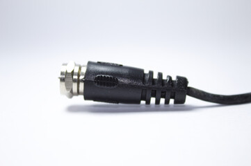 Cable and coaxial connector to connect devices to television