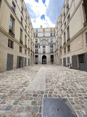 Fototapeta premium Rue pavées à Paris