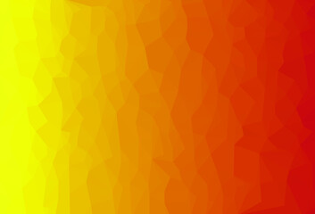 Orange polygonal background. Orange triangle background. Vector illustration. 