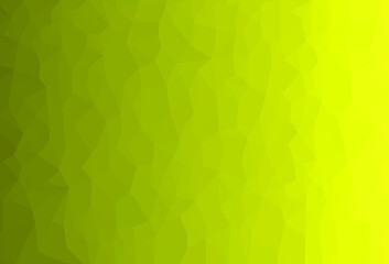 Green polygonal background. Green triangle background. Vector illustration. 