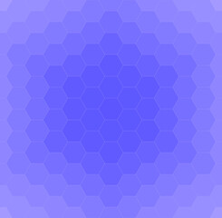 Violet honeycomb mosaic. Seamless vector illustration. 