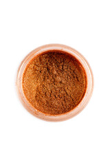 bright and colorful eye shadows