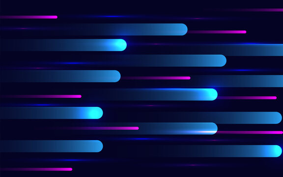 Trendy gradient motion colors background with speed light shine element. Minimal futuristic concept vector design for use wallpaper, theme, presentation, website, cover, banner, poster