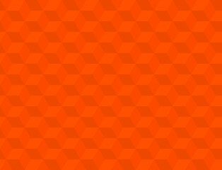 Fototapeta premium Red background with convex squares. Seamless vector illustration. 