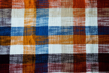Texture of a Cute Fall Tablecloth