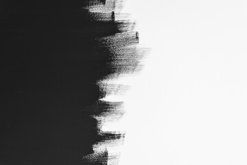 Black and white textured background. Photo of paint with a dynamic leading line and 50/50 contrast...