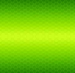 Green honeycomb mosaic. Vector illustration. 