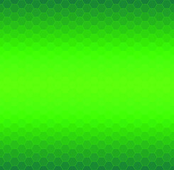 Green honeycomb mosaic. Vector illustration. 