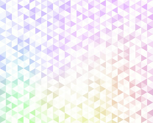 Colorful background. Triangle texture. Abstract vector illustration. Geometric template. 