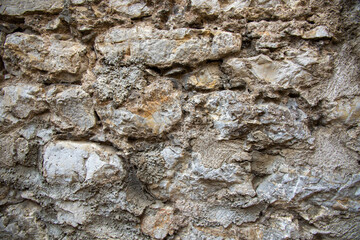 Stone texture from the old town of montenegro, budva, venetian era