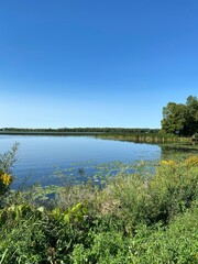 Scenic Minnesota Landscape in the Summer Time