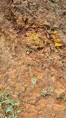 red dirt wall