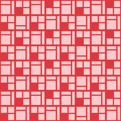 Fototapeta premium Random Square Seamless Repeat Pattern Background