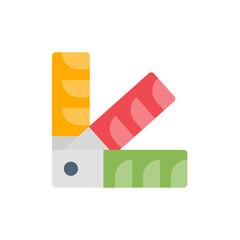 Color Balances flat icon. EPS 10 file