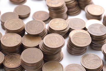 10円玉の集合写真