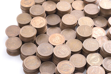 10円玉の集合写真