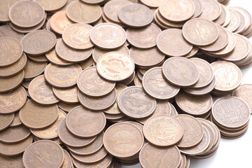 10円玉の集合写真