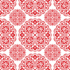 Persian Seamless Repeat Pattern Background