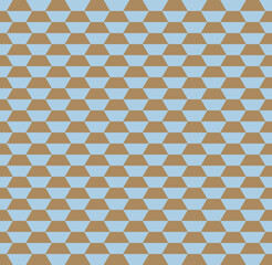 Half Hexagonal Seamless Repeat Pattern Background