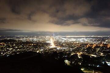 Obraz premium twin peaks, san francisco, ca
