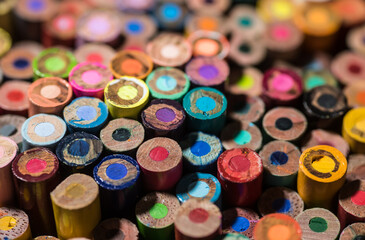 Colored Pencils Abstract