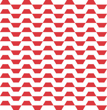 Hexagonal Wavy Line Seamless Repeat Pattern Background