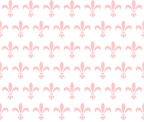 Fleur De Lis Seamless Repeat Pattern Background