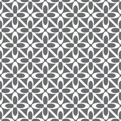 Flower Line Seamless Repeat Pattern Background