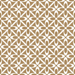 Flower Line Seamless Repeat Pattern Background