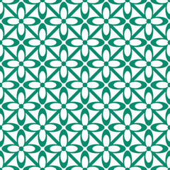 Fototapeta premium Flower Line Seamless Repeat Pattern Background