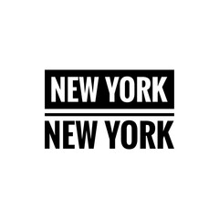 New York City sign illustration, lettering, design to print on products/decoration