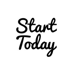 Motivational illustration about work today to change your future